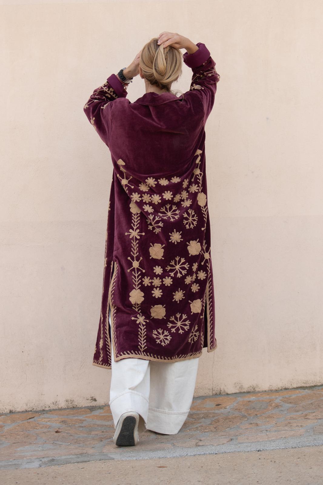 Velvet Embroidered Jacket