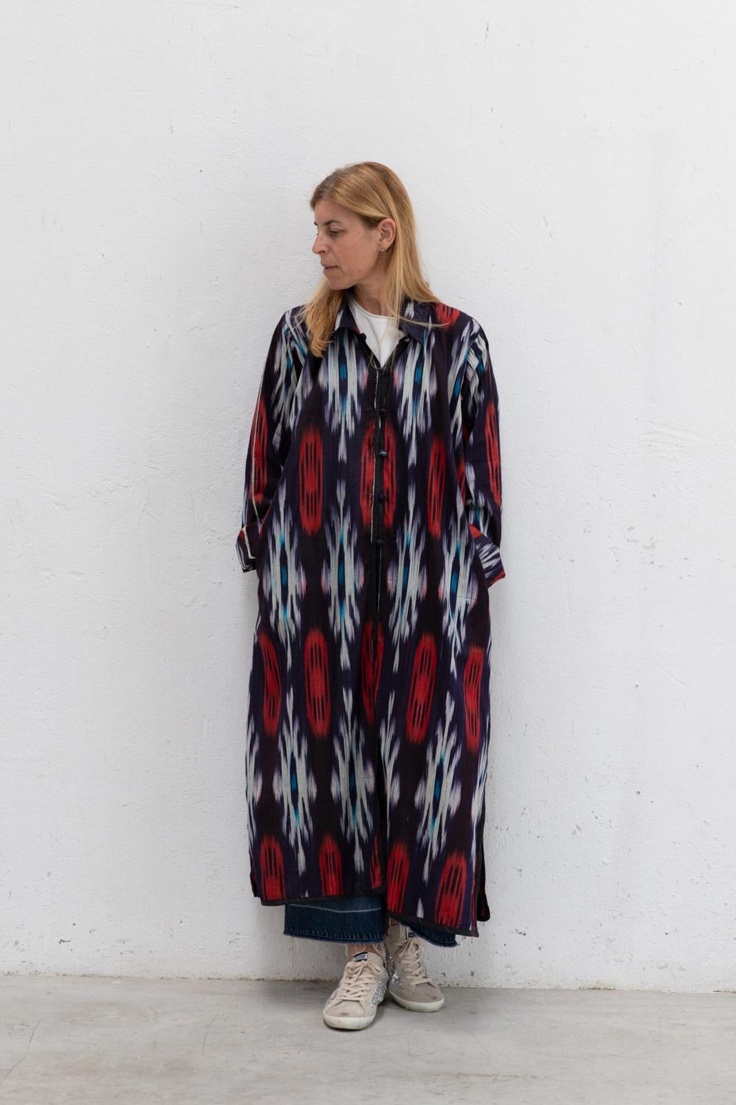 Ikat Long Jacket