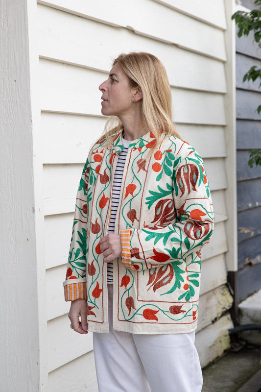 Short Suzani jacket