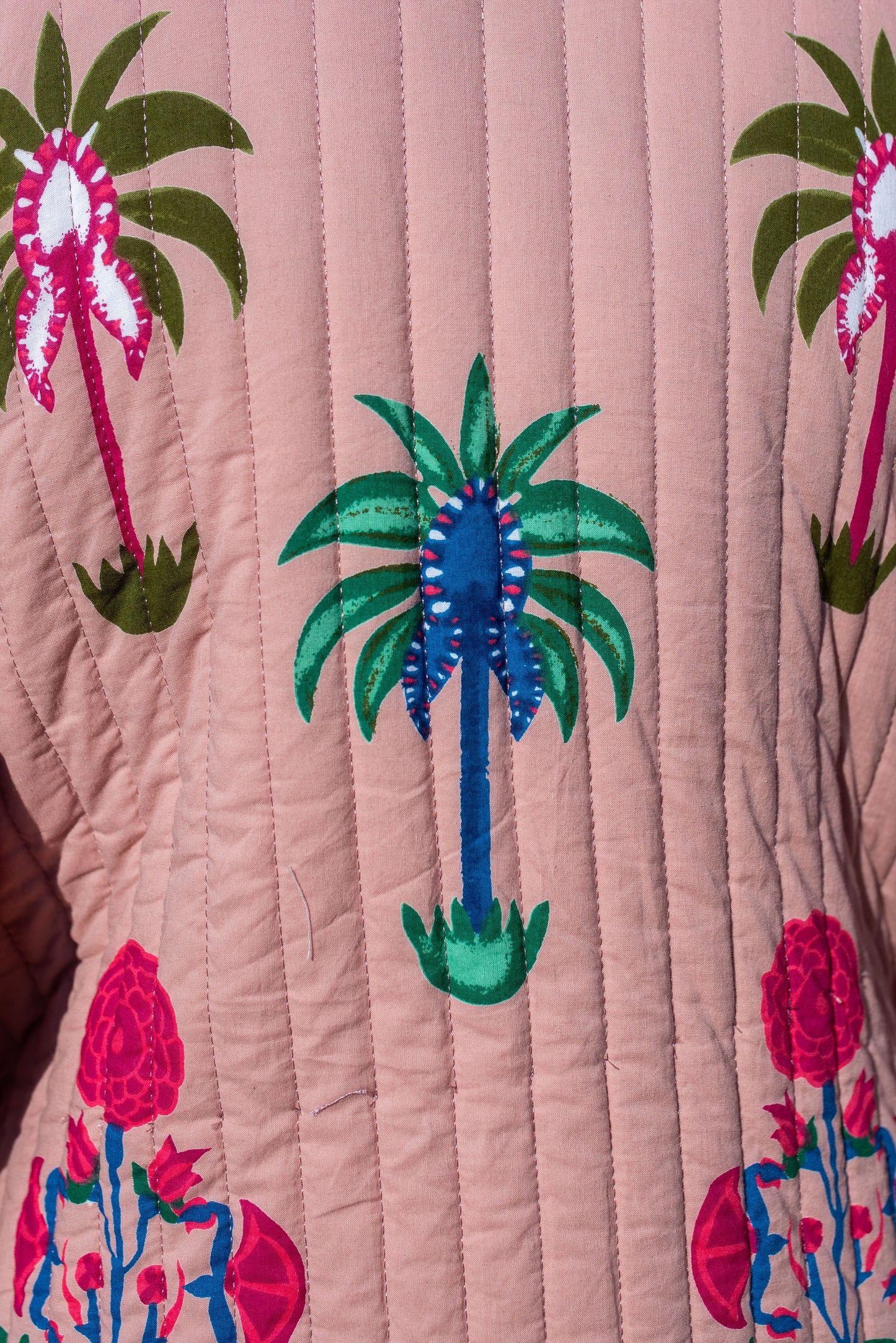 Quilted Palm Tree Jacket