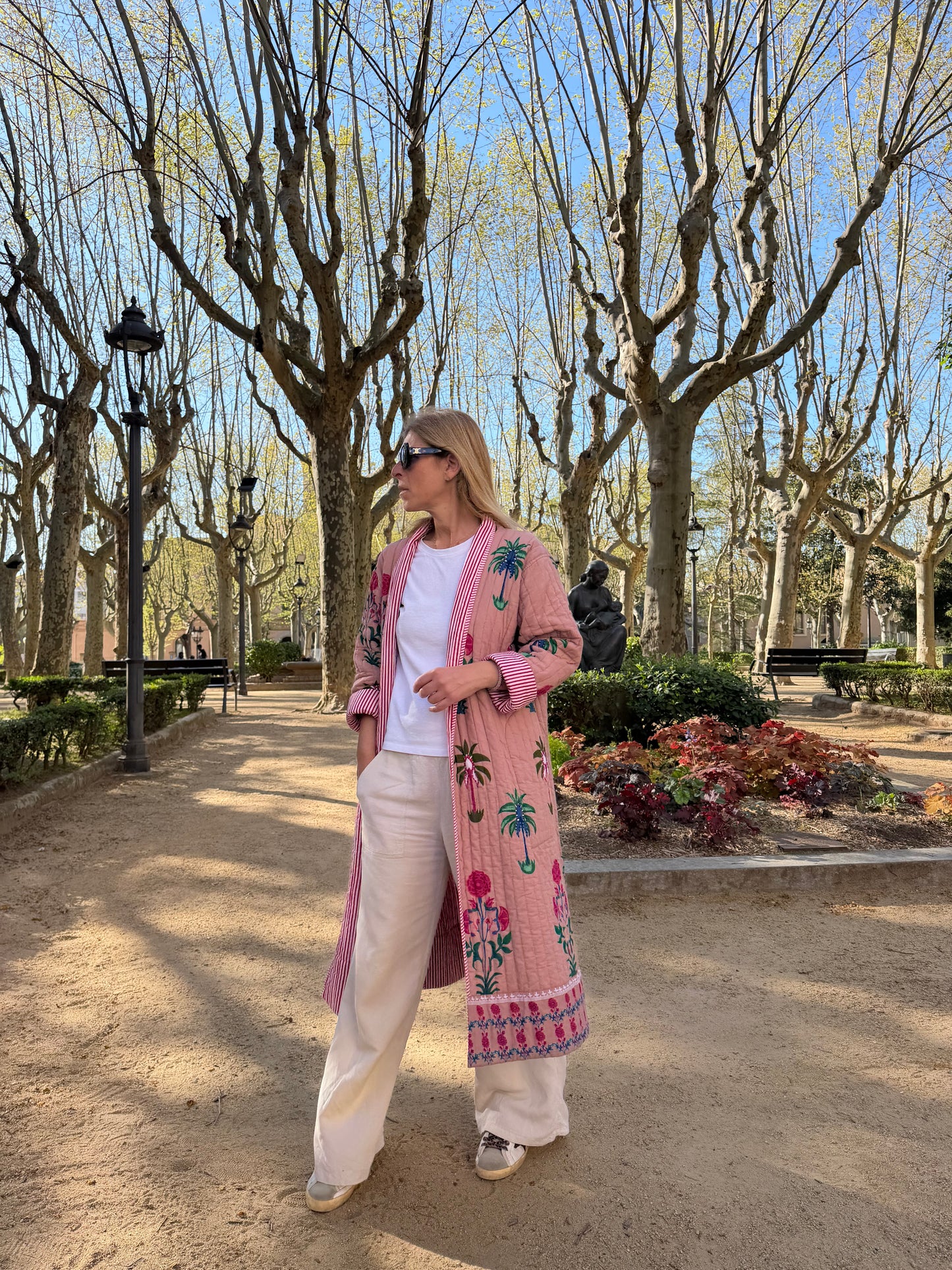 Quilted Palm Tree Jacket