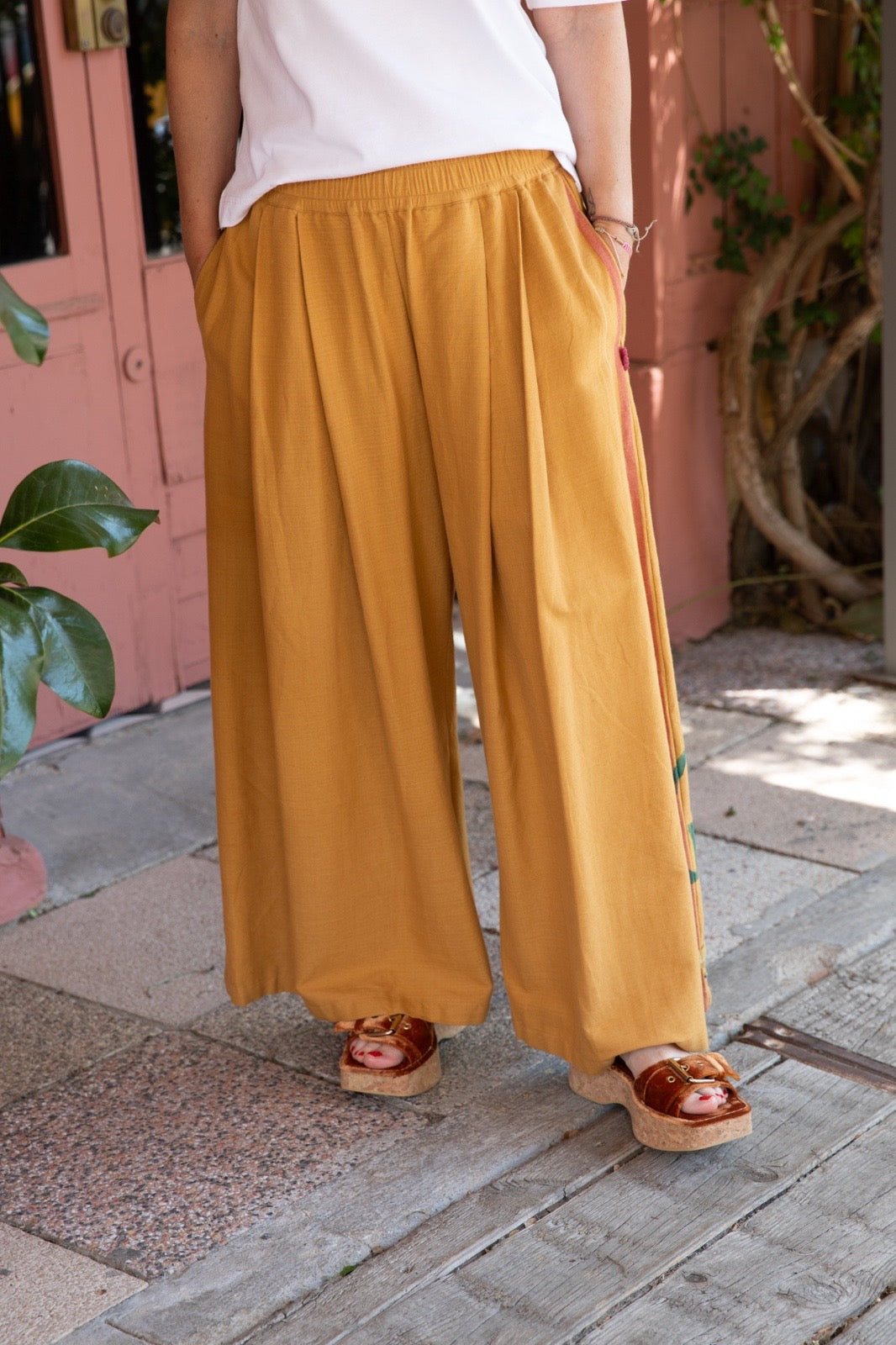 Mustard pants