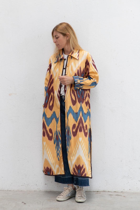 Ikat Long Jacket