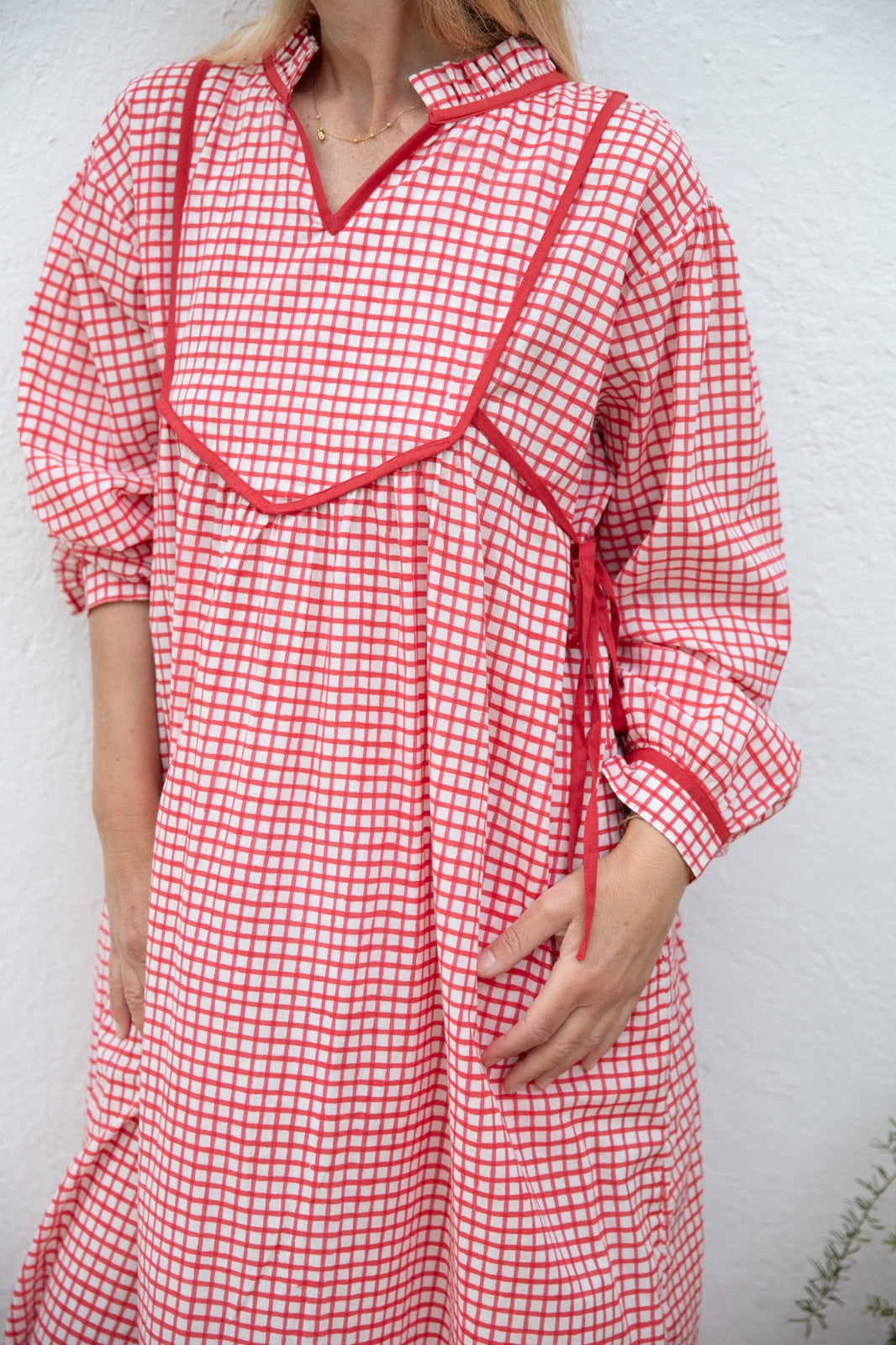 Vestido Vichy Rojo