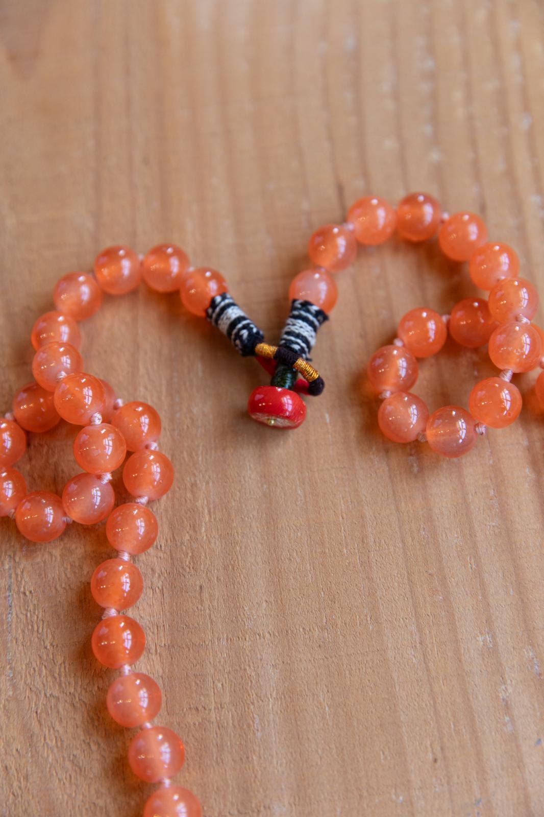 Orange quartz Necklace