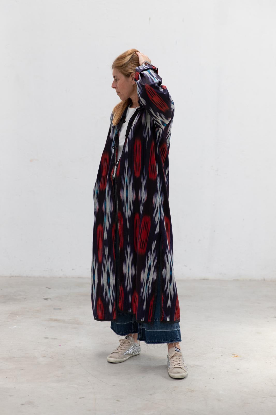 Ikat Long Jacket