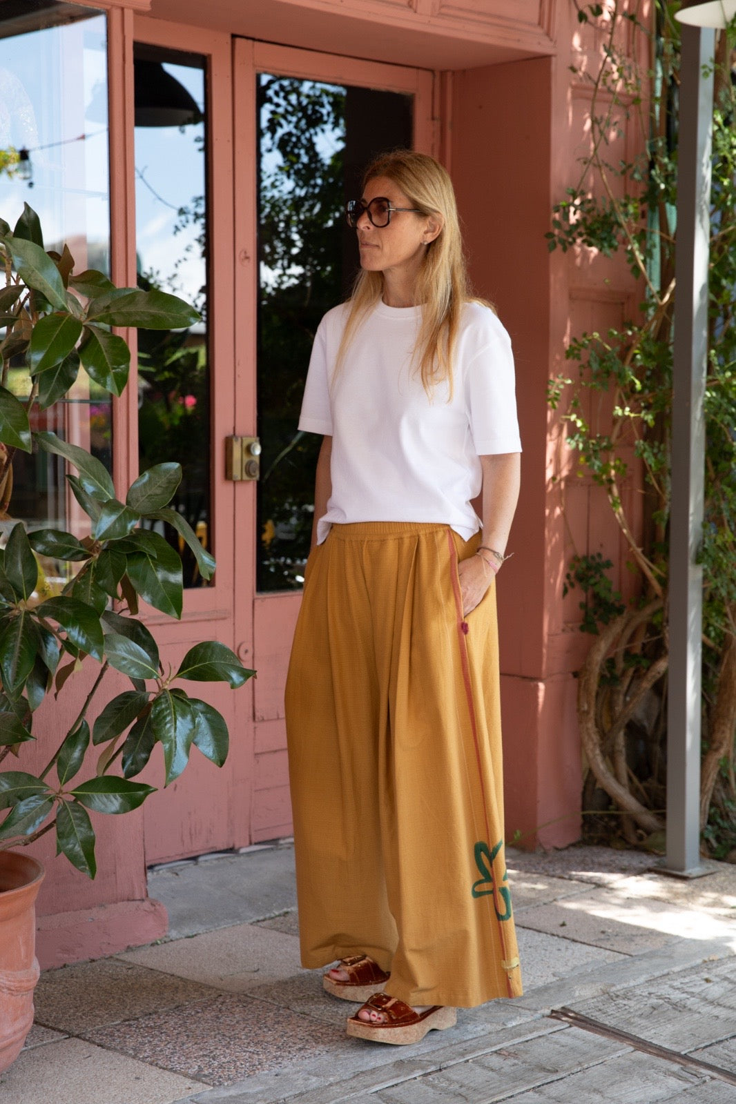 Mustard pants