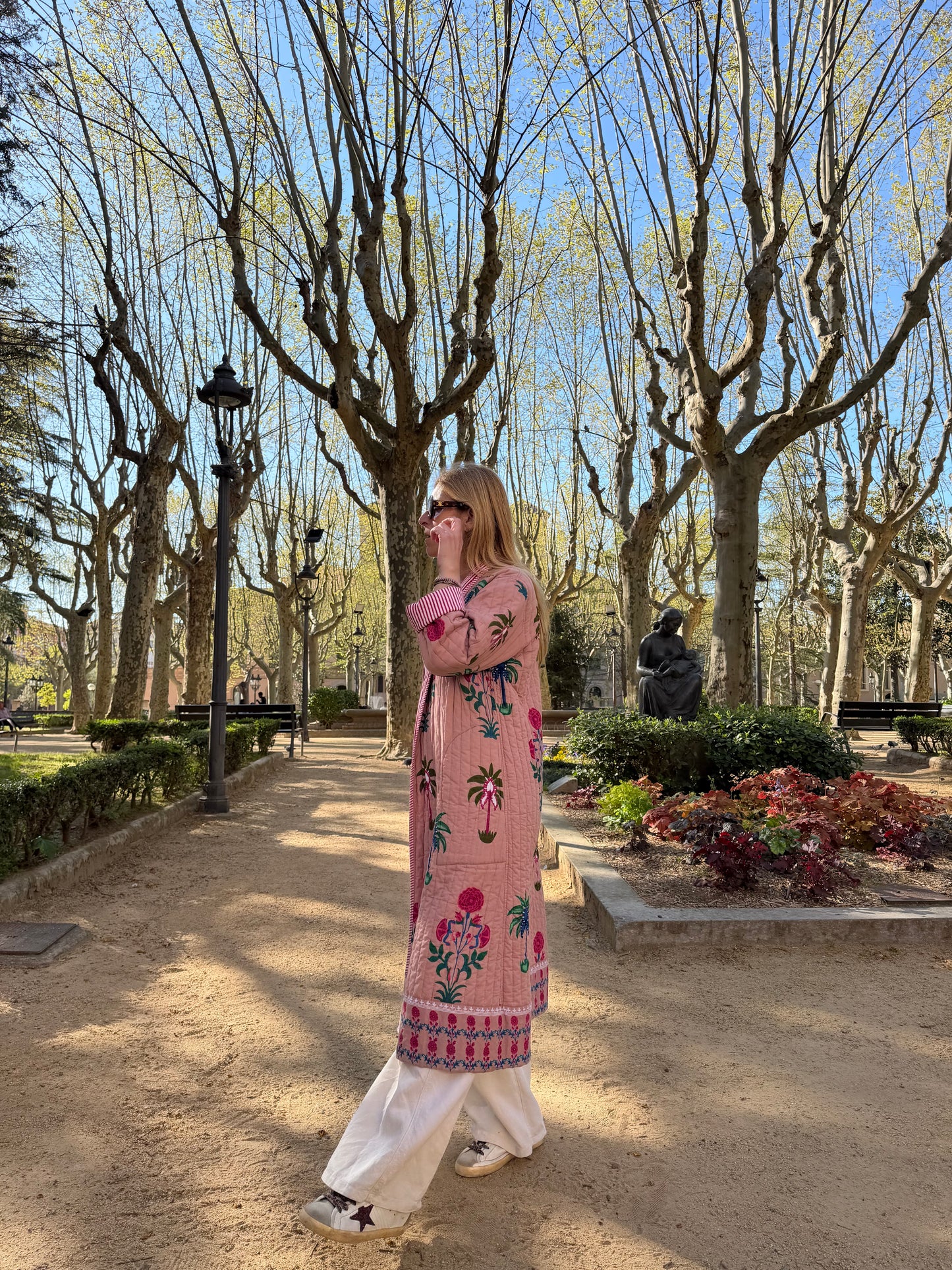 Quilted Palm Tree Jacket