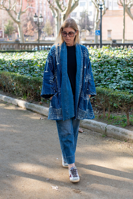 NEW KANTHA KIMONO