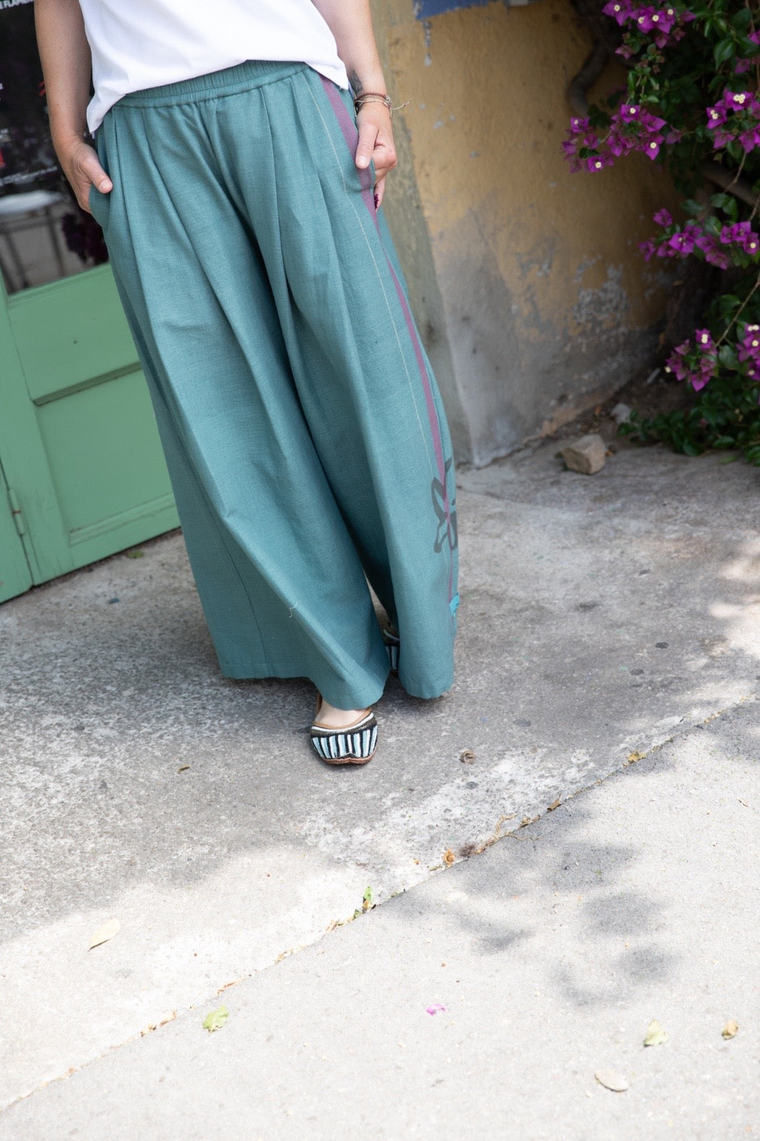 Green pants