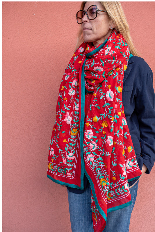 Shawl Embroidered