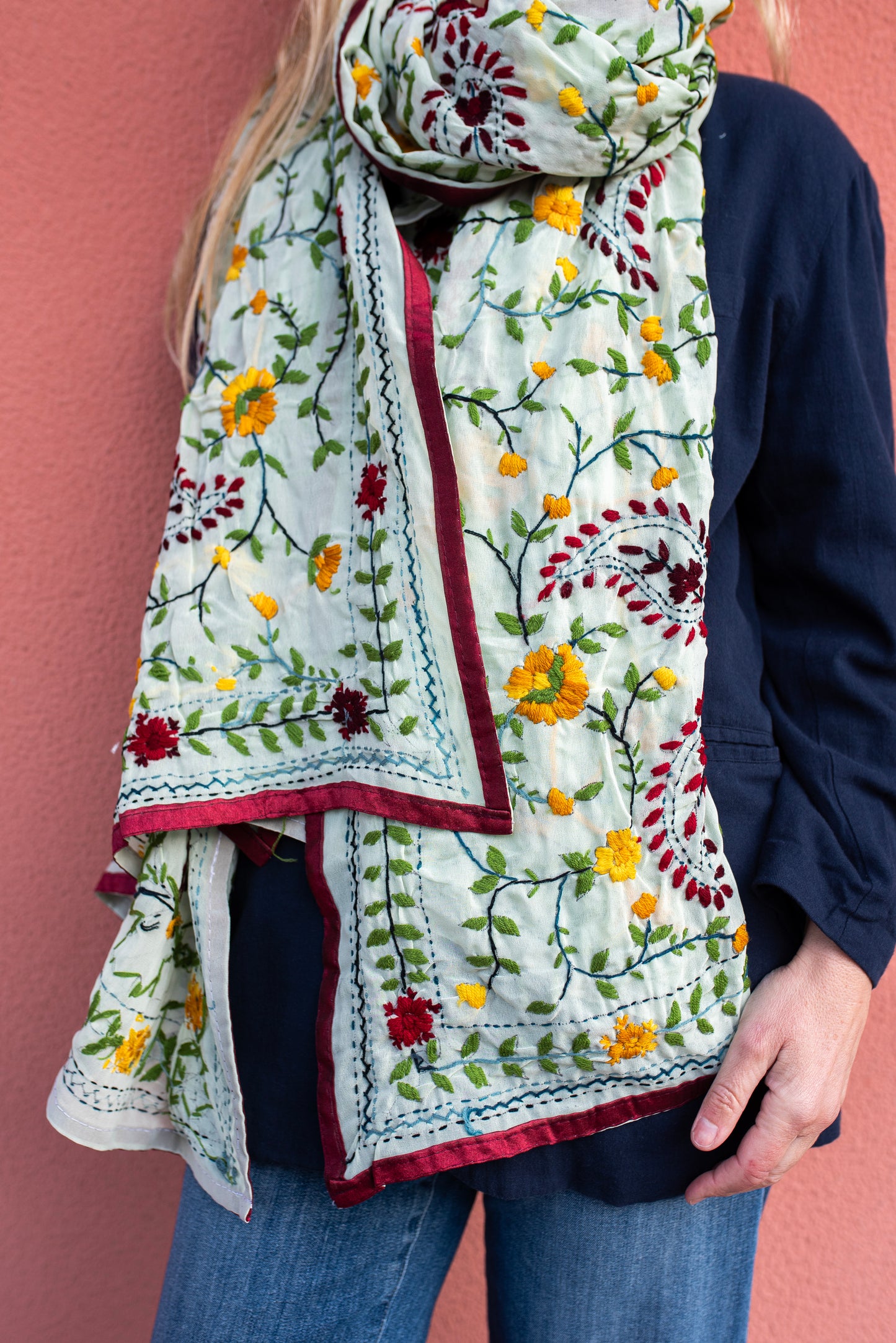 Shawl Embroidered