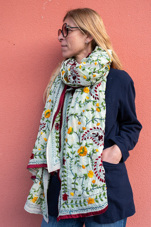 Shawl Embroidered