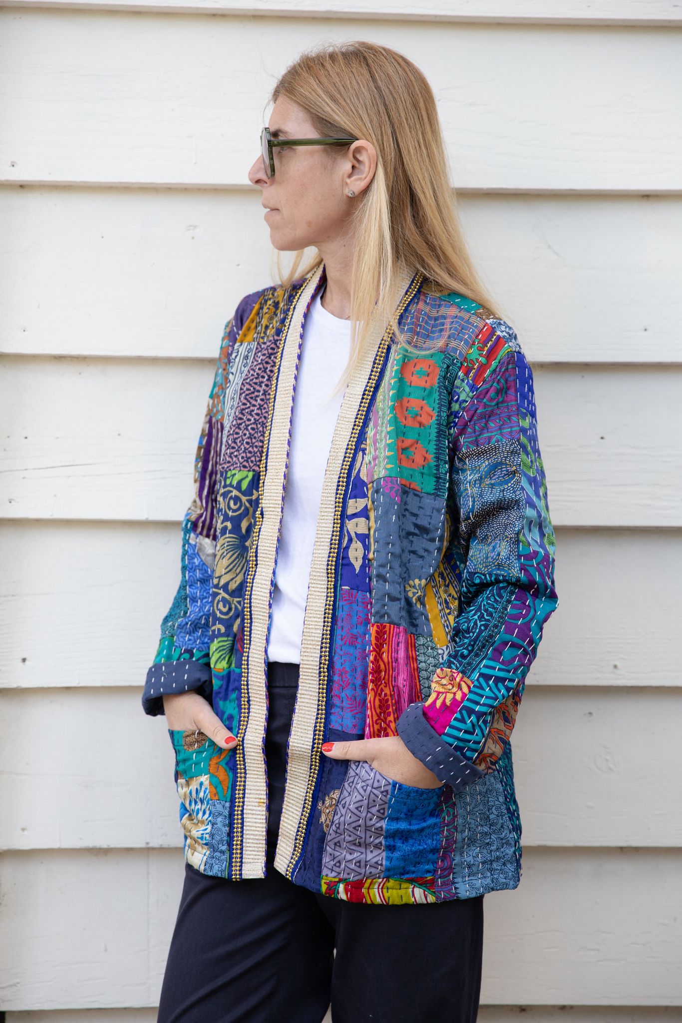 Old Kantha Patchwork Jacket