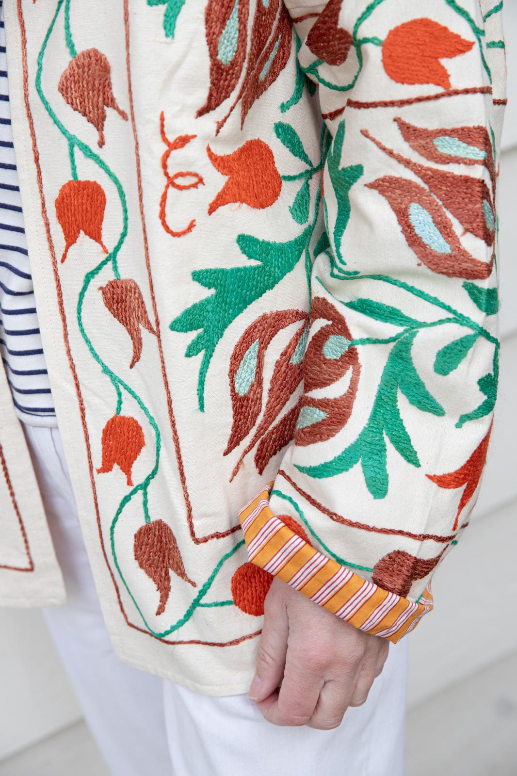Short Suzani jacket