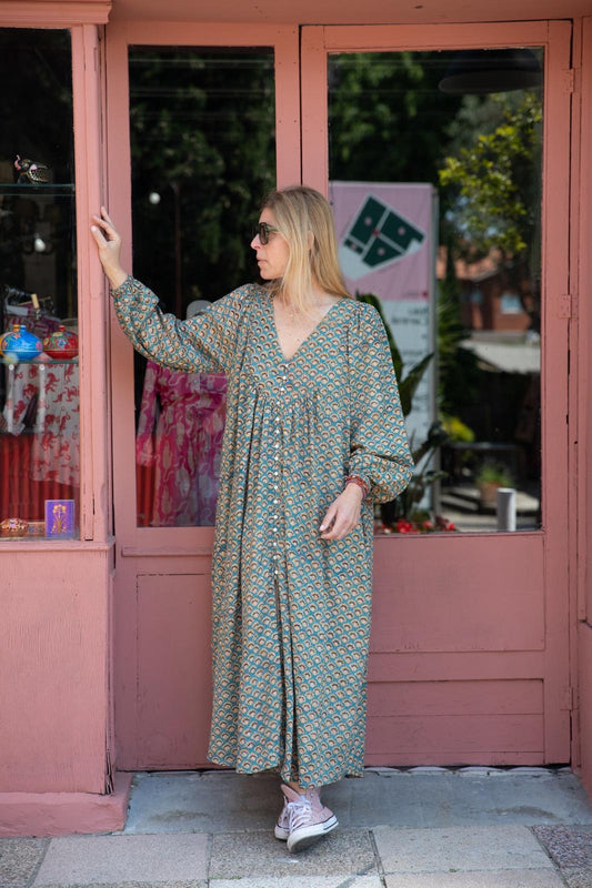Virginia Sunflower Dress