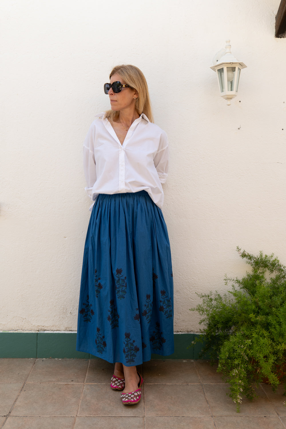 Cuca blue skirt