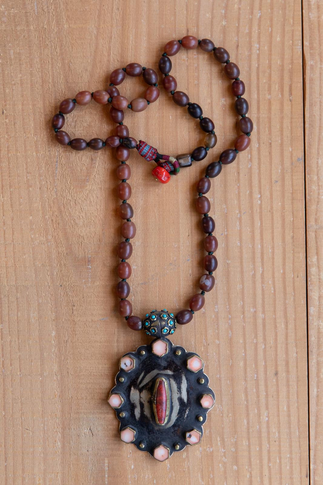 Brown Ágata Necklace