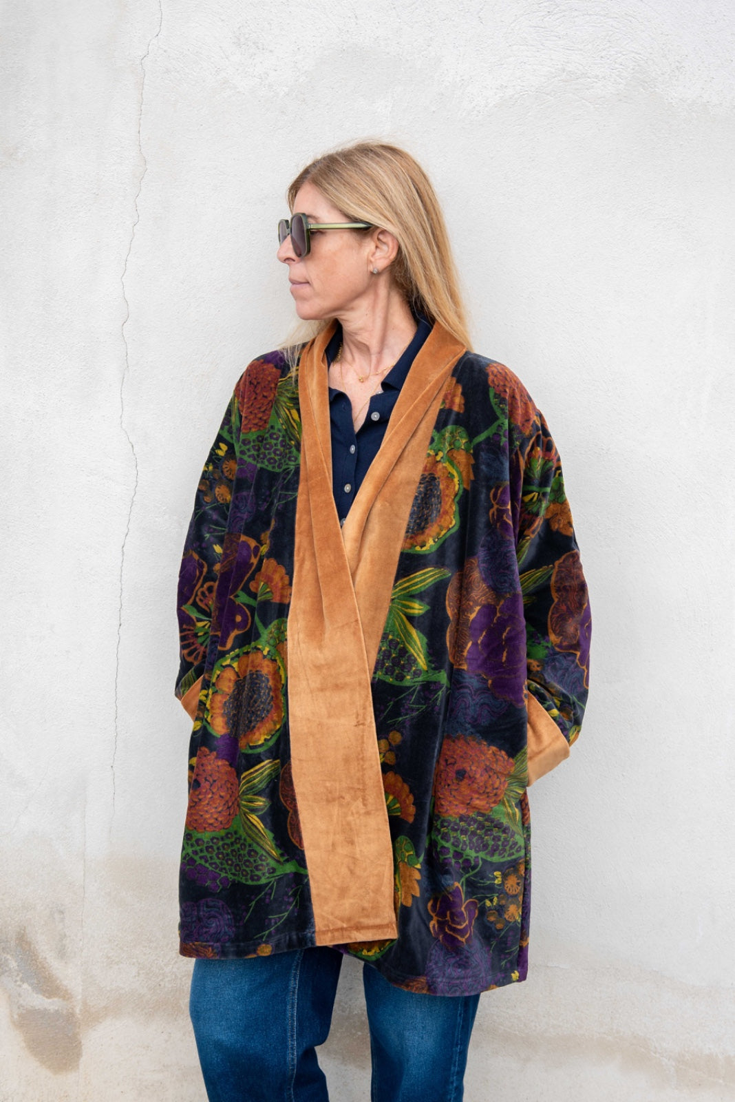 Velvet Kimono Short