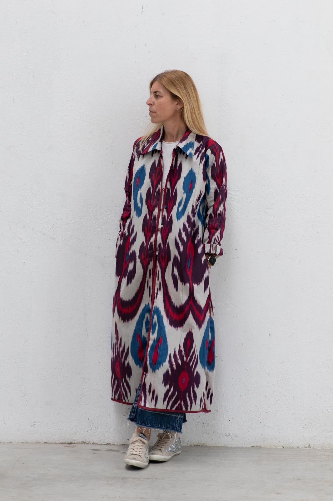 Ikat Long Jacket