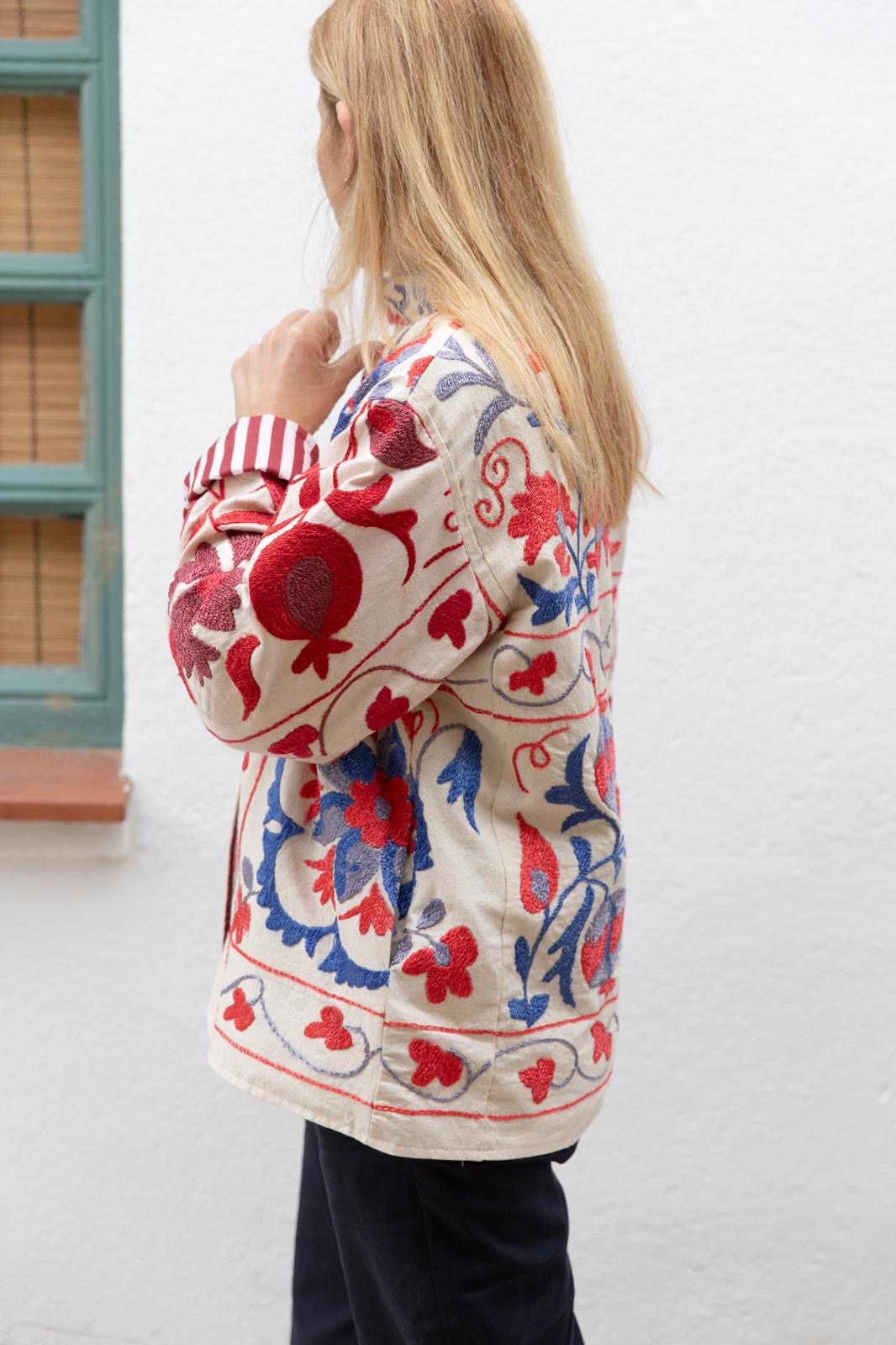 Short Suzani jacket