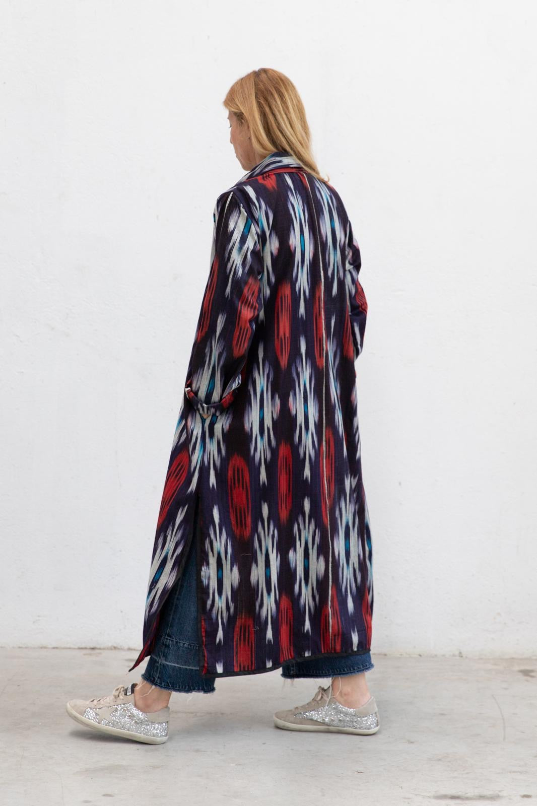 Ikat Long Jacket