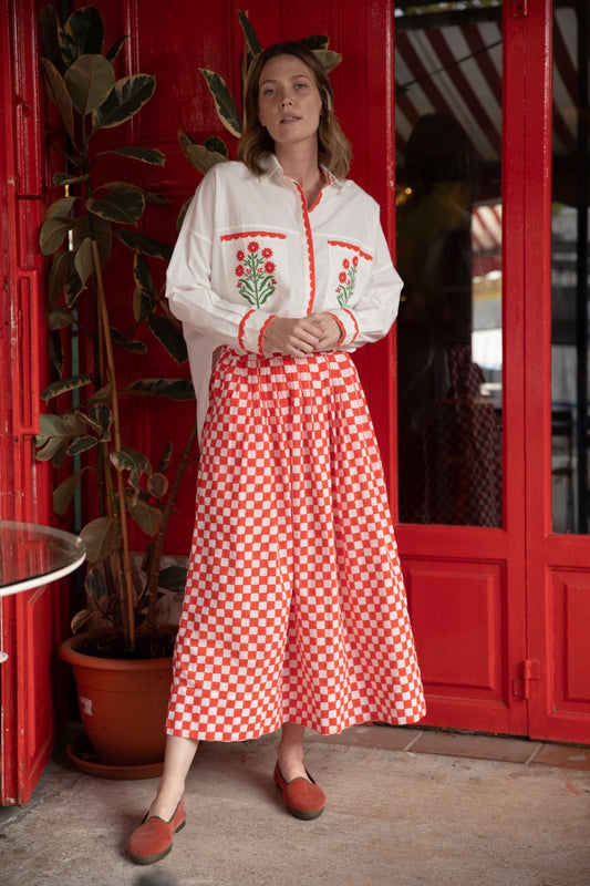 Red Checks skirt