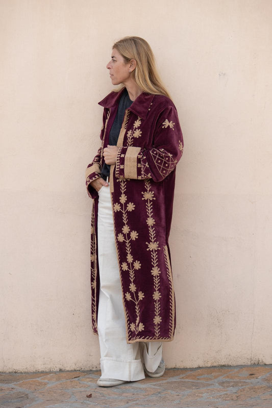 Velvet Embroidered Jacket