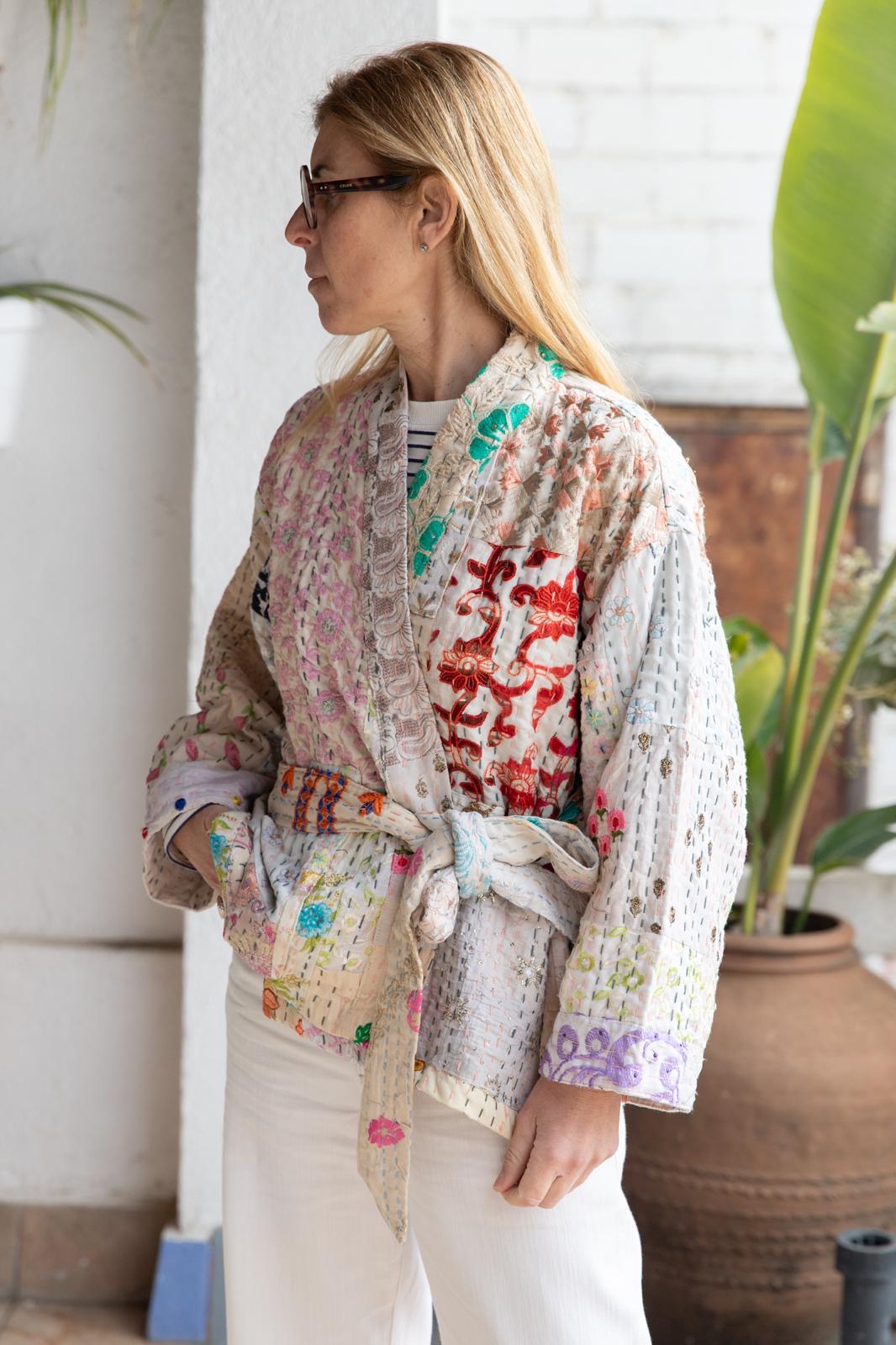 Old Kantha Patchwork Jacket