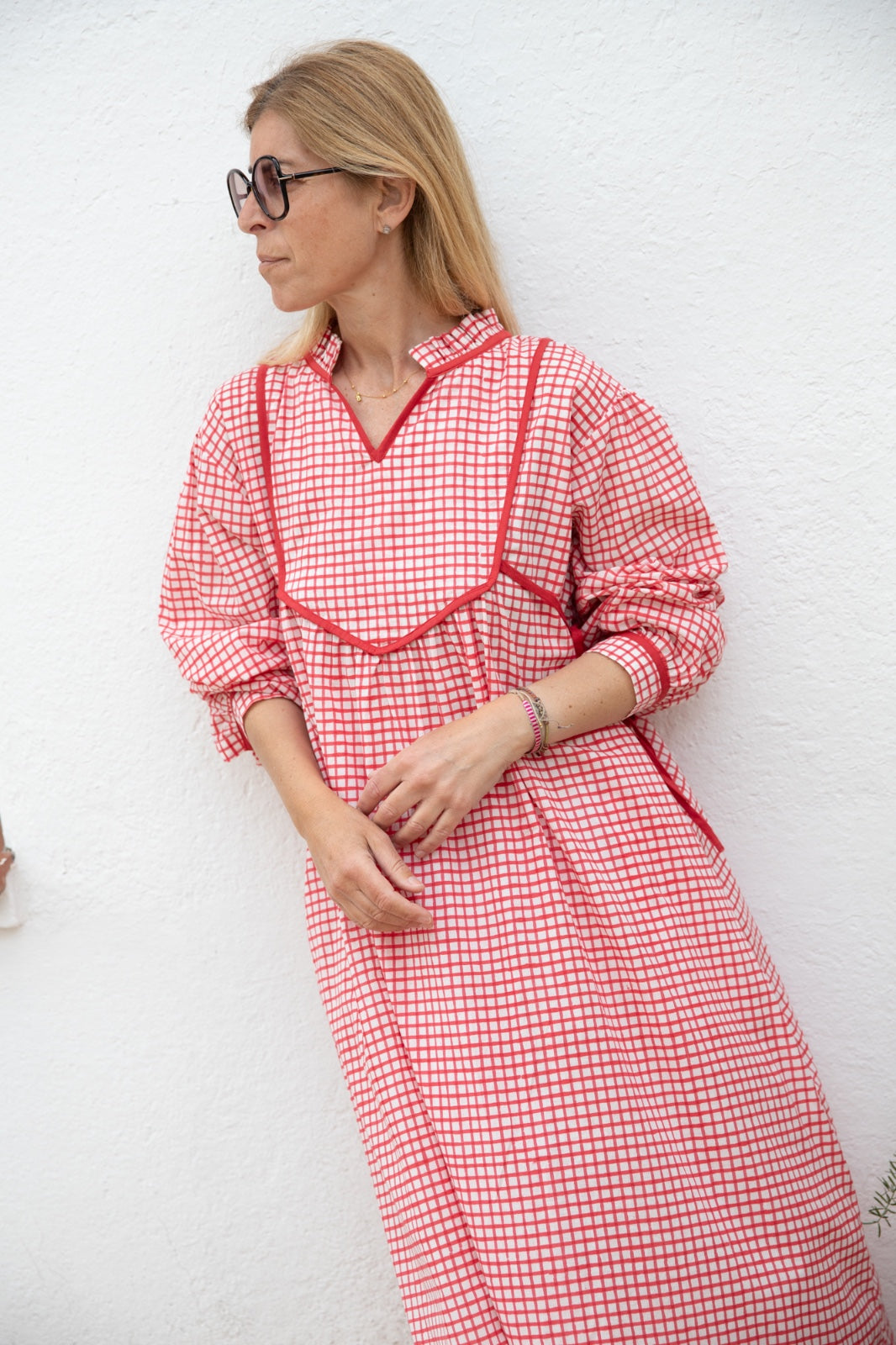 Vestido Vichy Rojo