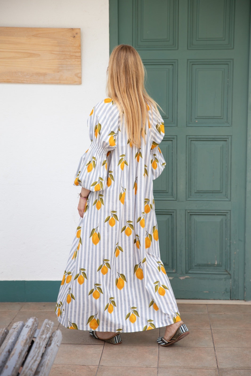 Grey lemons dress