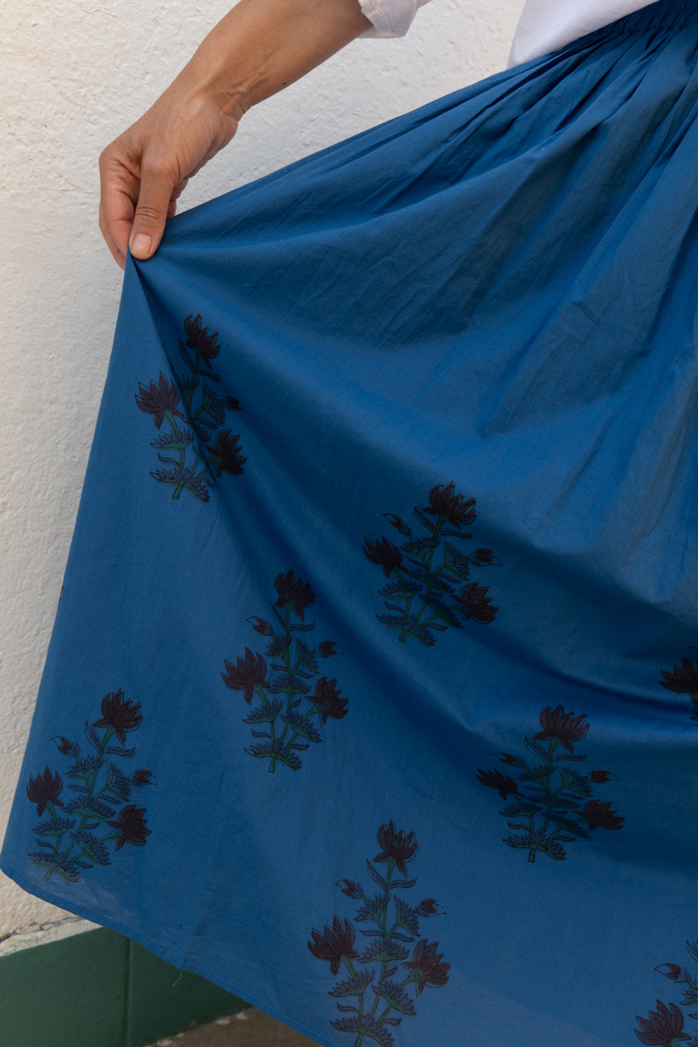 Cuca blue skirt