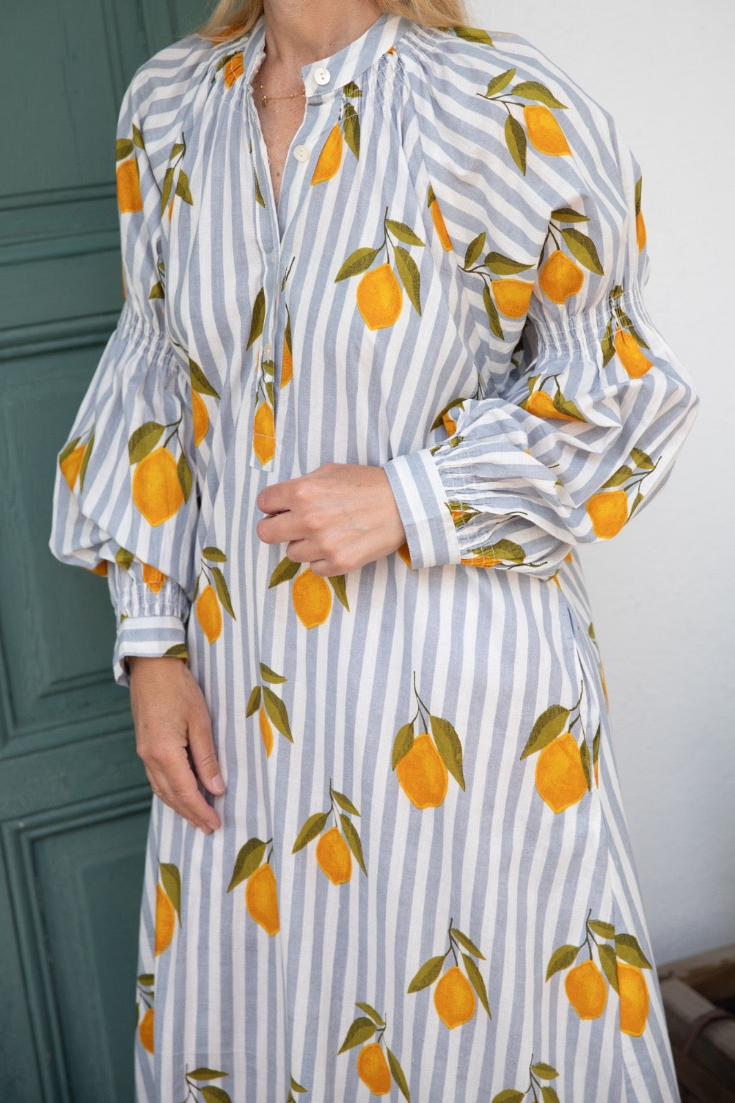 Grey lemons dress