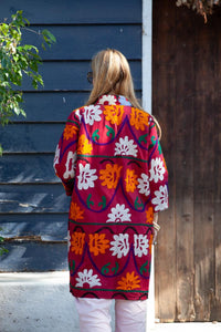 Kimono Red Suzani
