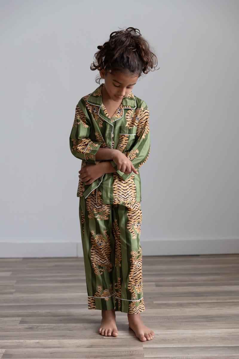 Tapir Pyjamas Tiger print pijama – Sanjanaandme