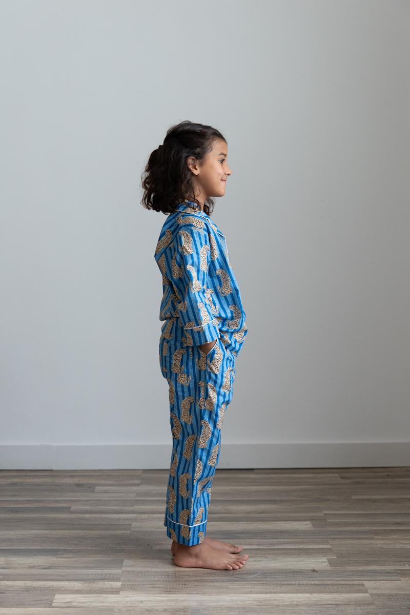 Blue small stripes and tigers