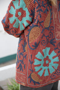 Kantha Embroidered Jacket