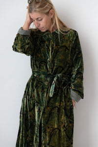 Meera Silk Velvet Coat