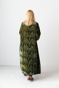 Meera Silk Velvet Coat