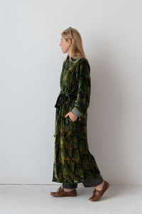 Meera Silk Velvet Coat