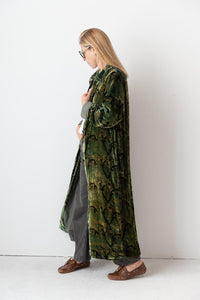 Meera Silk Velvet Coat