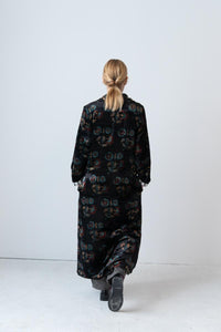 Meera Silk Velvet Coat