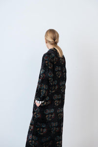 Meera Silk Velvet Coat