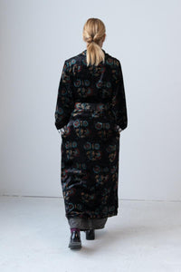 Meera Silk Velvet Coat