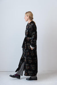 Meera Silk Velvet Coat