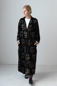 Meera Silk Velvet Coat