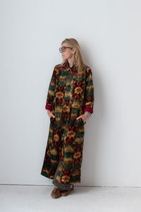 Meera Silk Velvet Coat