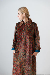 Meera Silk Velvet Coat