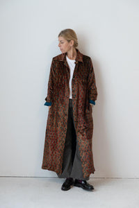 Meera Silk Velvet Coat