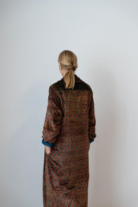 Meera Silk Velvet Coat